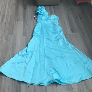 Baby blue Alfred Angelo dress